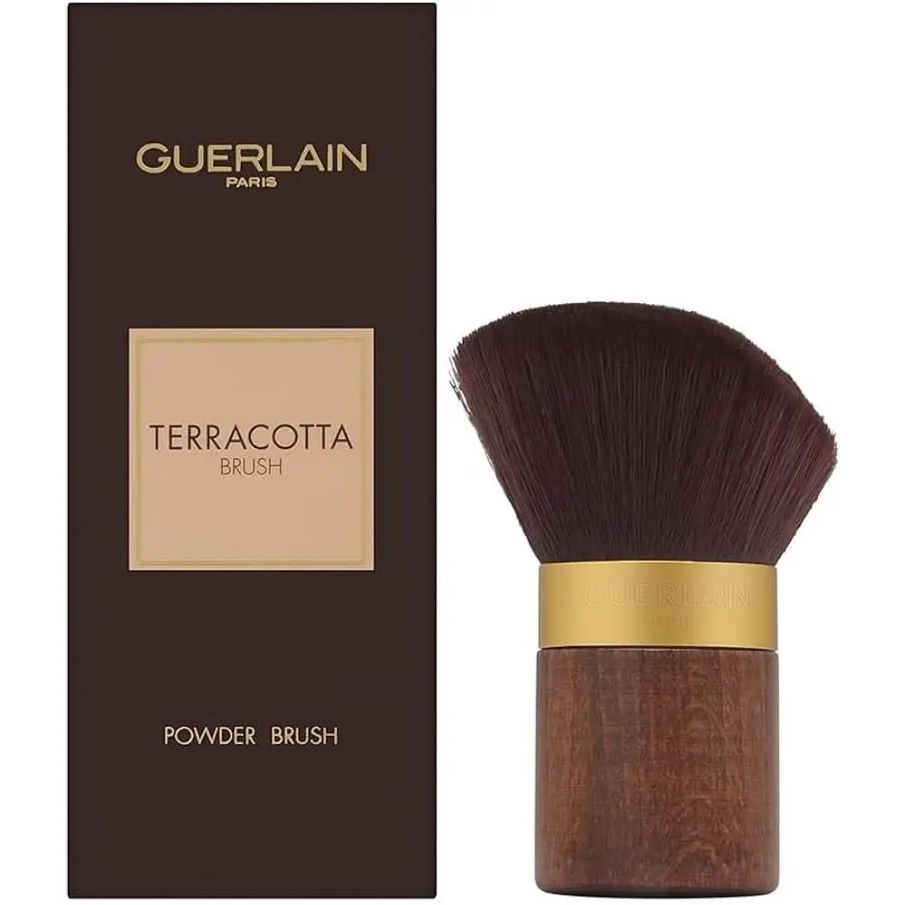 Guerlain Terracotta Kabuki Powder Brush Beveled Generous Shape Ultra Soft