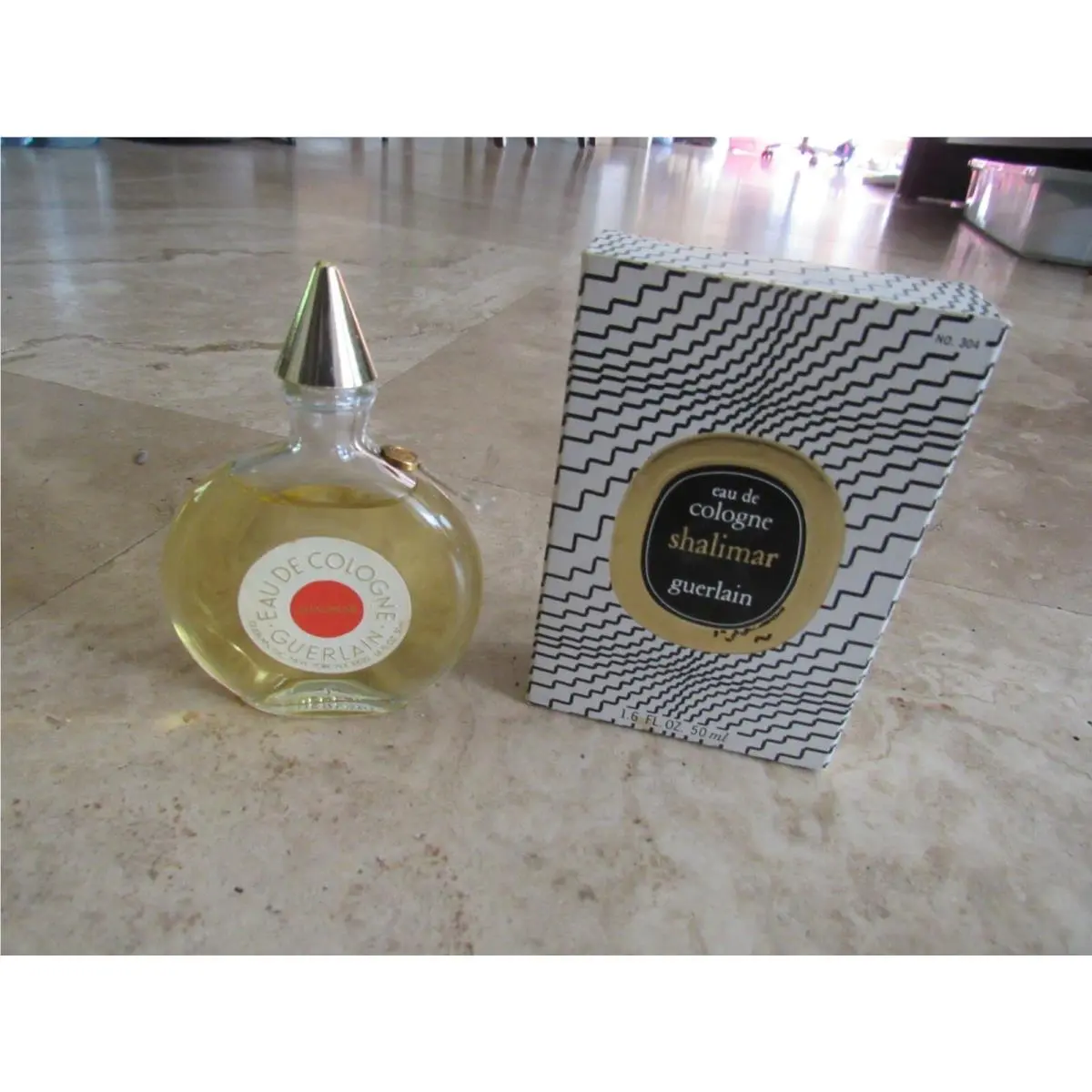 Guerlain Vintage Shalimar Eau de Cologne 1.6 Oz. Guerla