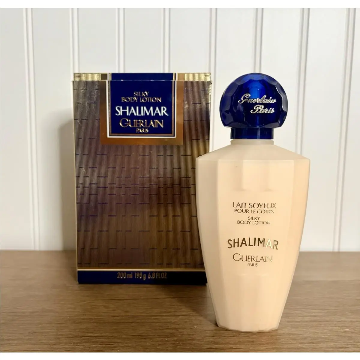 Vintage Guerlain Shalimar Silky Body Lotion 200ml 6.8oz w Box Paris France Rare