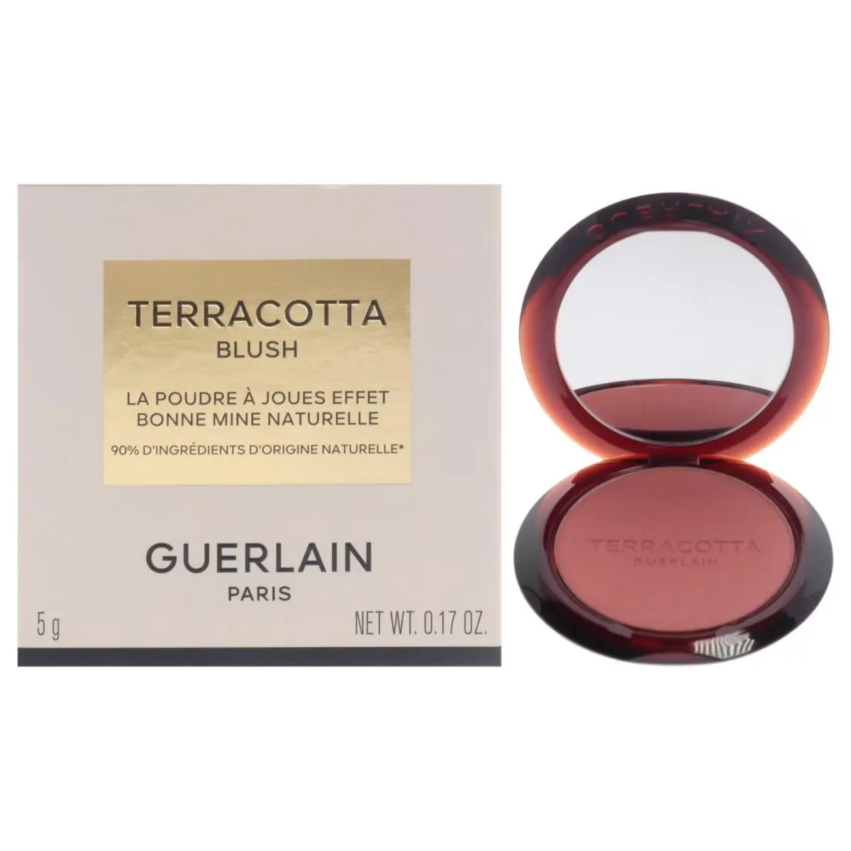 Guerlain Terracotta Healthy Glow Powder Blush - 02 Light Coral 0.17oz/5g