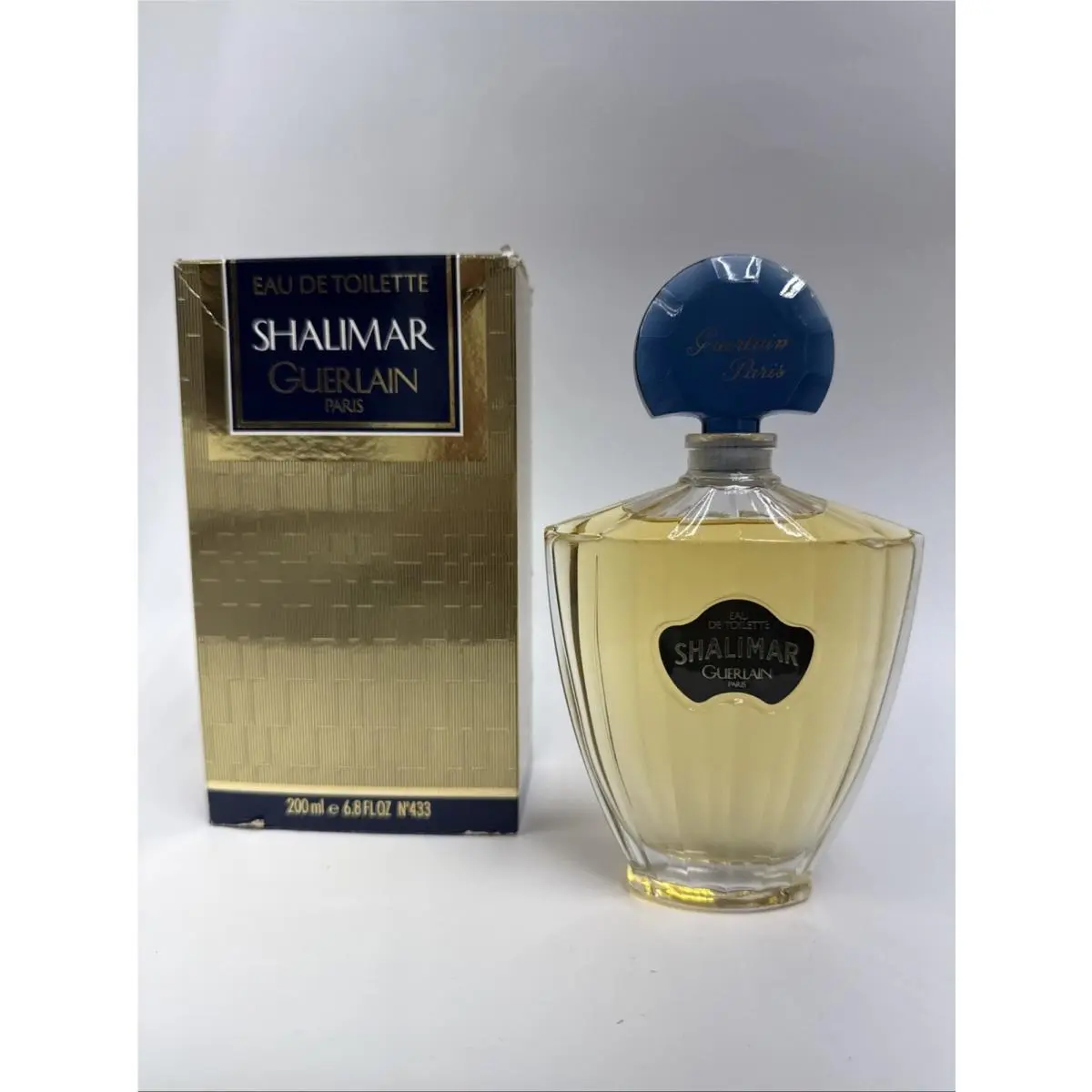Vintage Shalimar by Guerlain Eau De Toilette Splash 6.8 Fl oz/200 ml Big Bottle