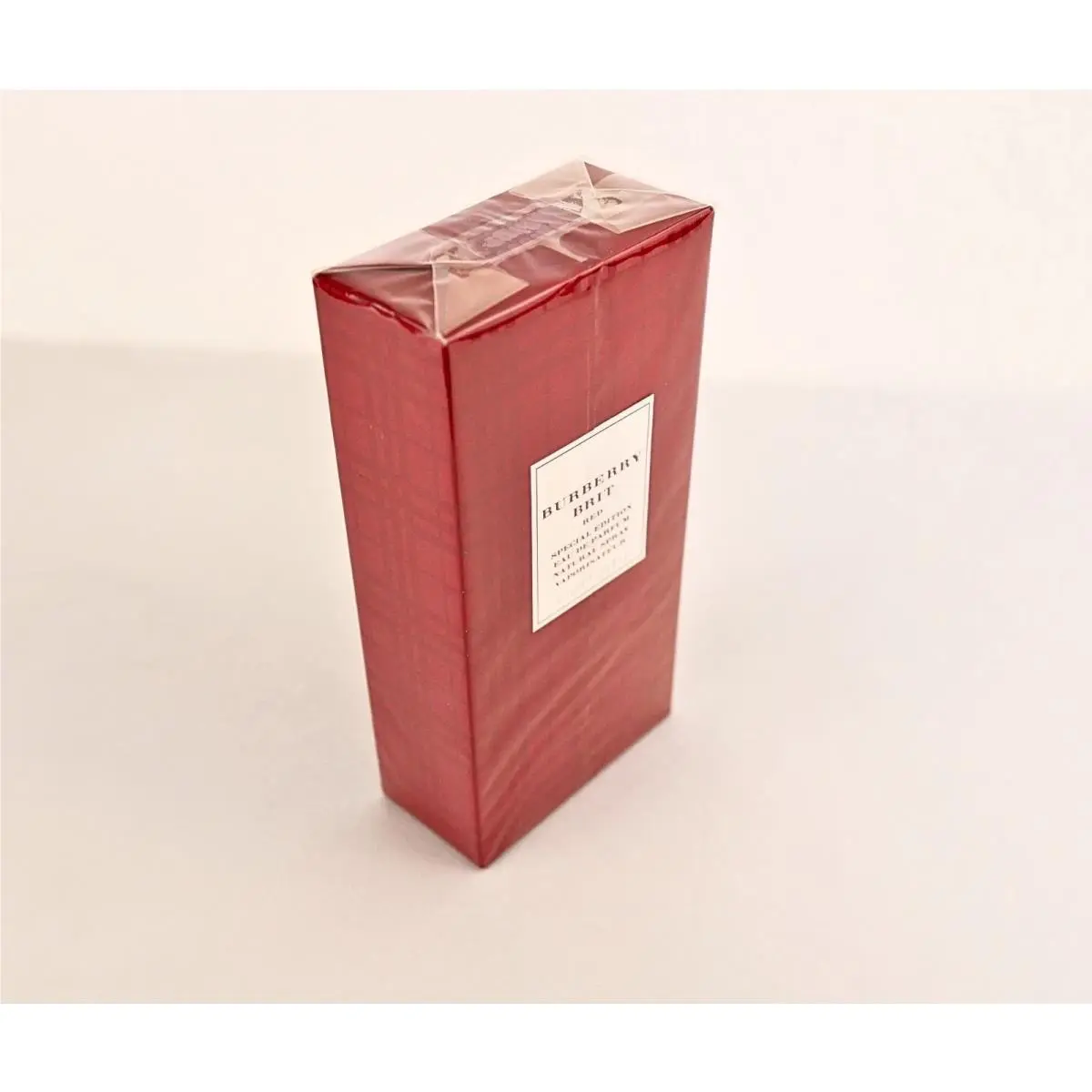 Vintage Burberry Brit Red Edp 3.3 oz 100ml Women Rare 2004