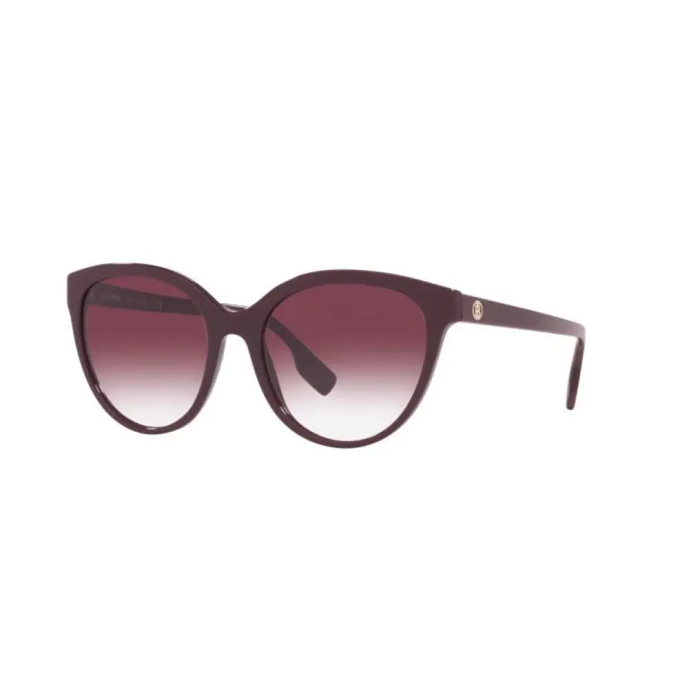 Burberry Betty BE4365 39798H Sunglasses 55mm Bordeaux / Violet Gradient Lens