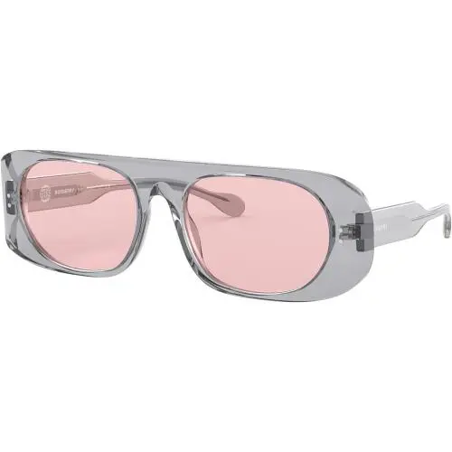 Burberry BE4322 38825 Sunglasses 61mm Transparent Grey / Pink Solid Lens