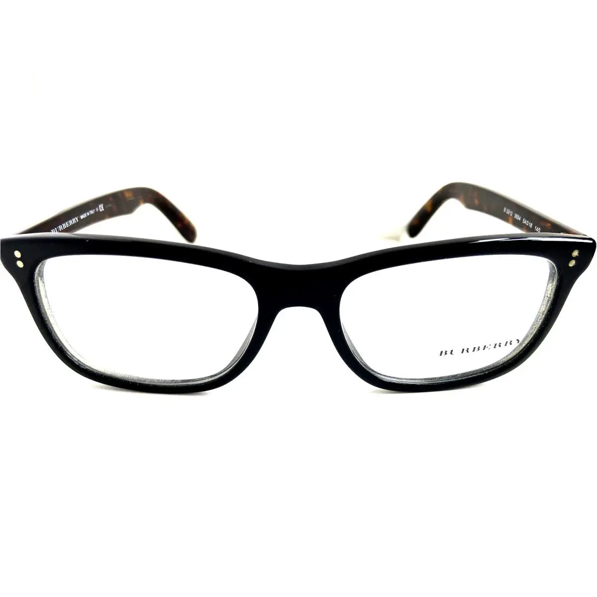 Burberry B 2212 3554 54mm Black Men`s Eyeglasses Frames 54-18-140 Italy
