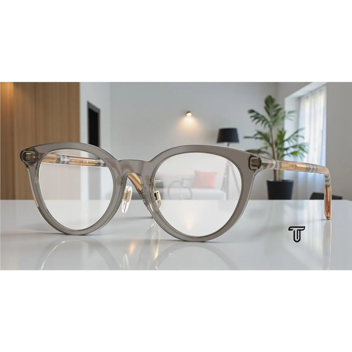 Burberry BE2429F 4177 Grey Demo Lens 50 mm Women`s Eyeglasses
