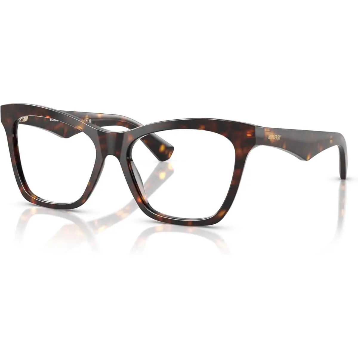 Burberry BE2416 3002 Eyeglasses 52mm Havana / Clear Demo Lens