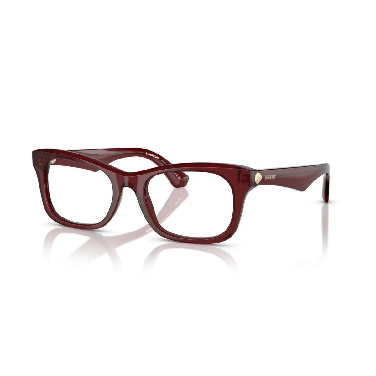 Burberry BE2422 4128 Eyeglasses 52mm Bordeaux / Clear Demo Lens