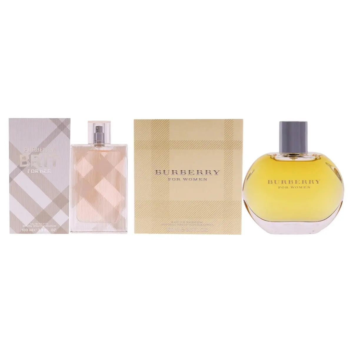 Burberry Brit and Burberry Kit by Burberry -2 Pc Kit 3.3 oz Edp Spray 3.3oz ED