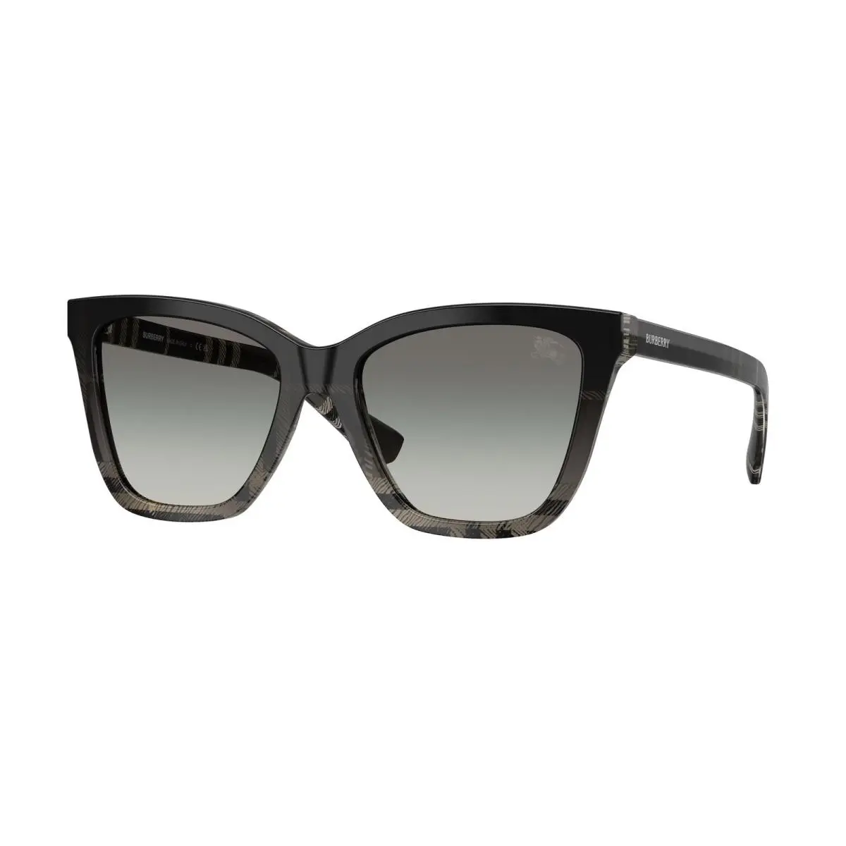 Burberry BE4470 420011 Grey Check Grey Gradient 54 mm Women`s Sunglasses