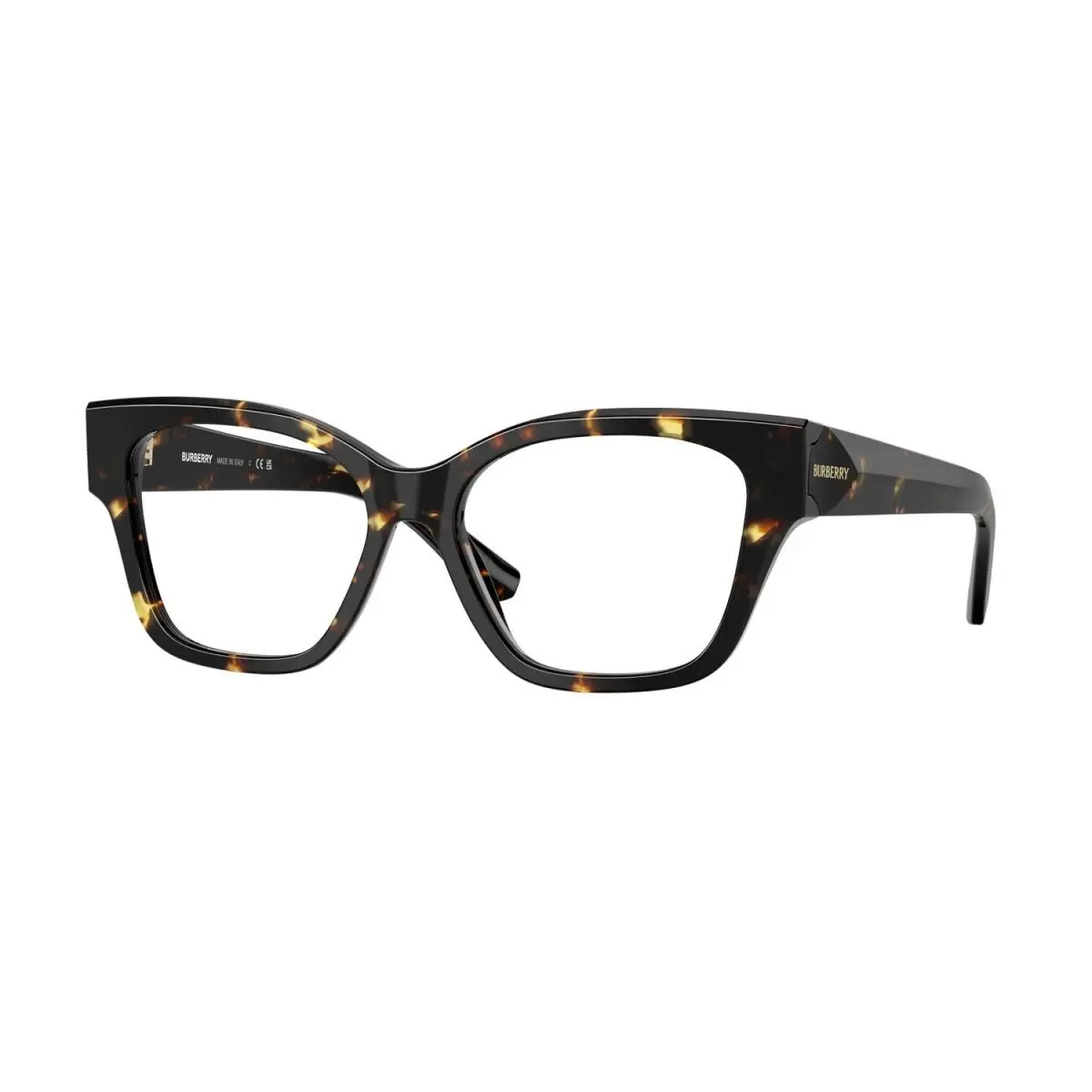 Burberry BE2420F 4106 Eyeglasses 52mm Yellow Havana / Clear Demo Lens