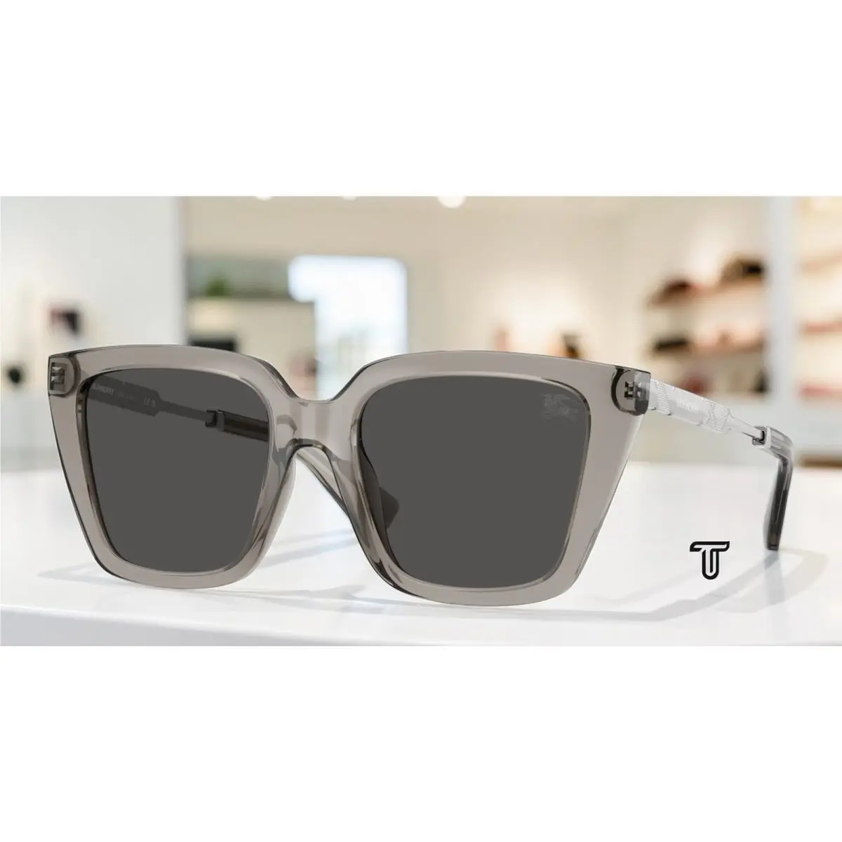 Burberry BE4473U 419787 Grey Dark Grey 52 mm Women`s Sunglasses