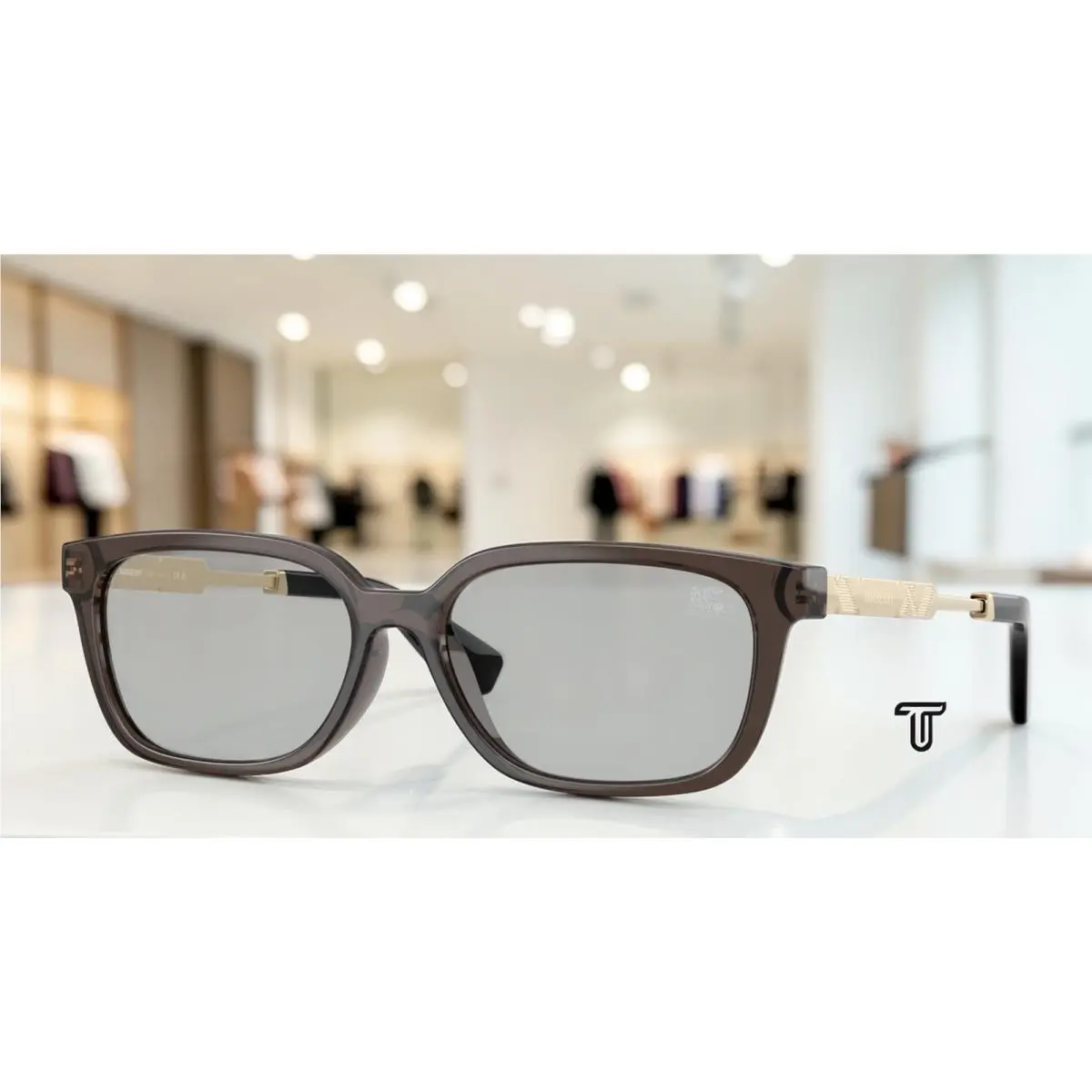 Burberry BE4481D 411287 Grey Light Grey 54 mm Women`s Sunglasses