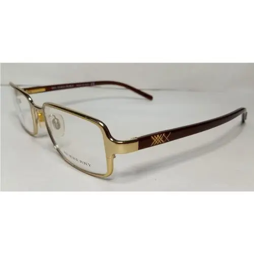 Burberry Eyeglass Frames: B1052 1002 – Gold Brown - 50/18 135 Extras
