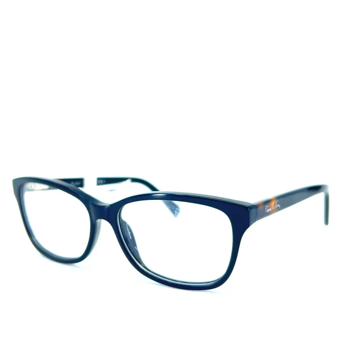 PC8420 Pga Black Brown Rectangle Full Rim Frames 53 14 140 by Pierre Cardin