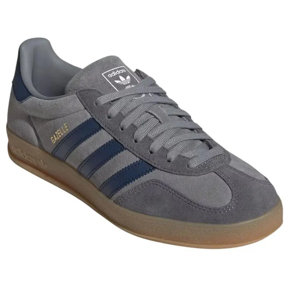 Adidas shoes - Gazelle Indoor Grey Night Indigo - JQ8397 - Grey 2