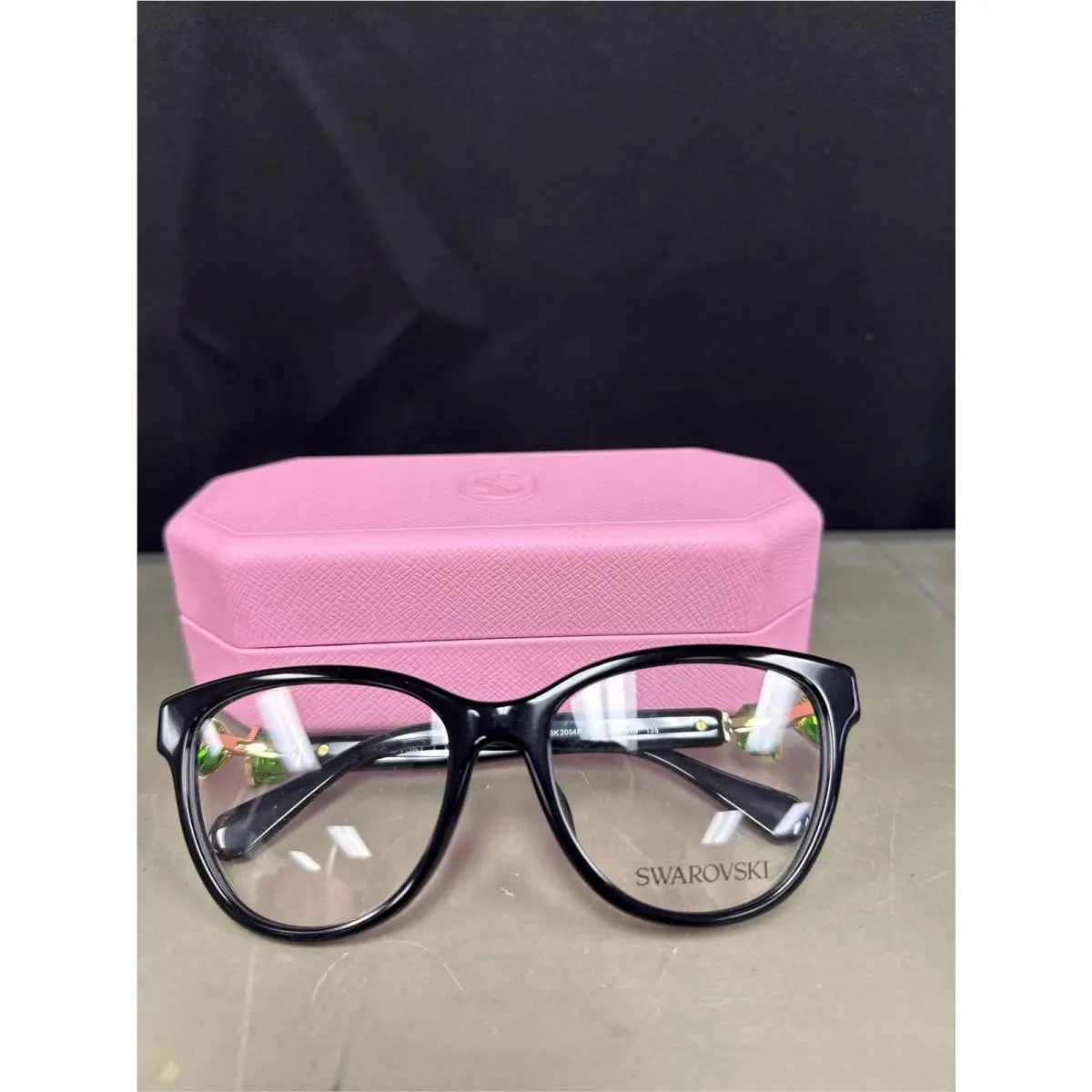Swarovski Womens Sk2004f Low Bridge Fit Round Prescription Eyewear Frames