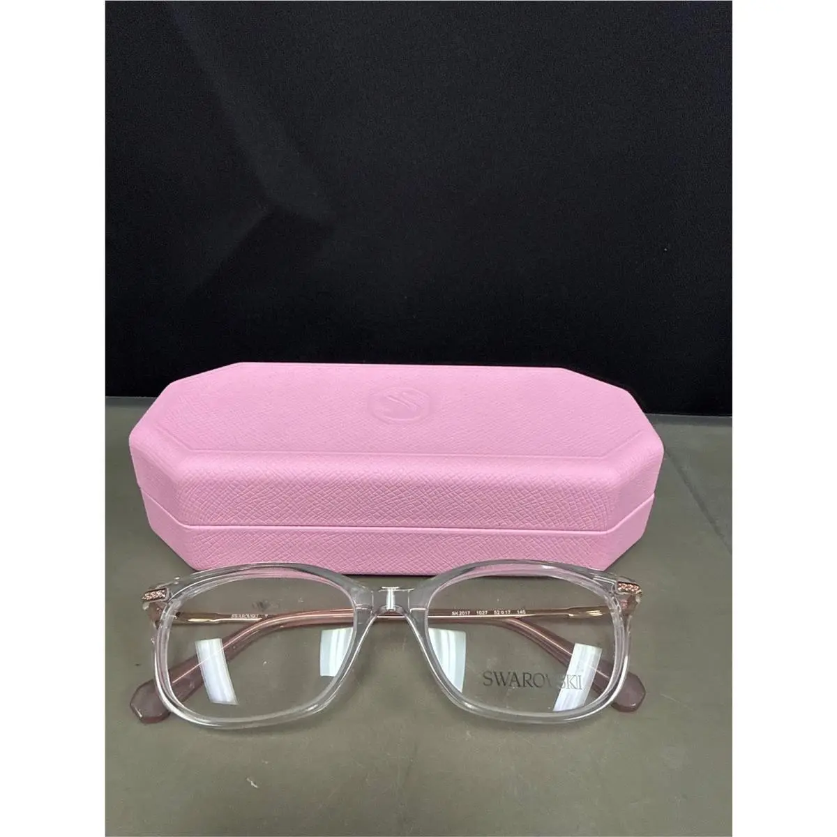 Swarovski SK2017 1027 Women’s Glasses Clear Size 52 - Free Lenses - Blue Light B