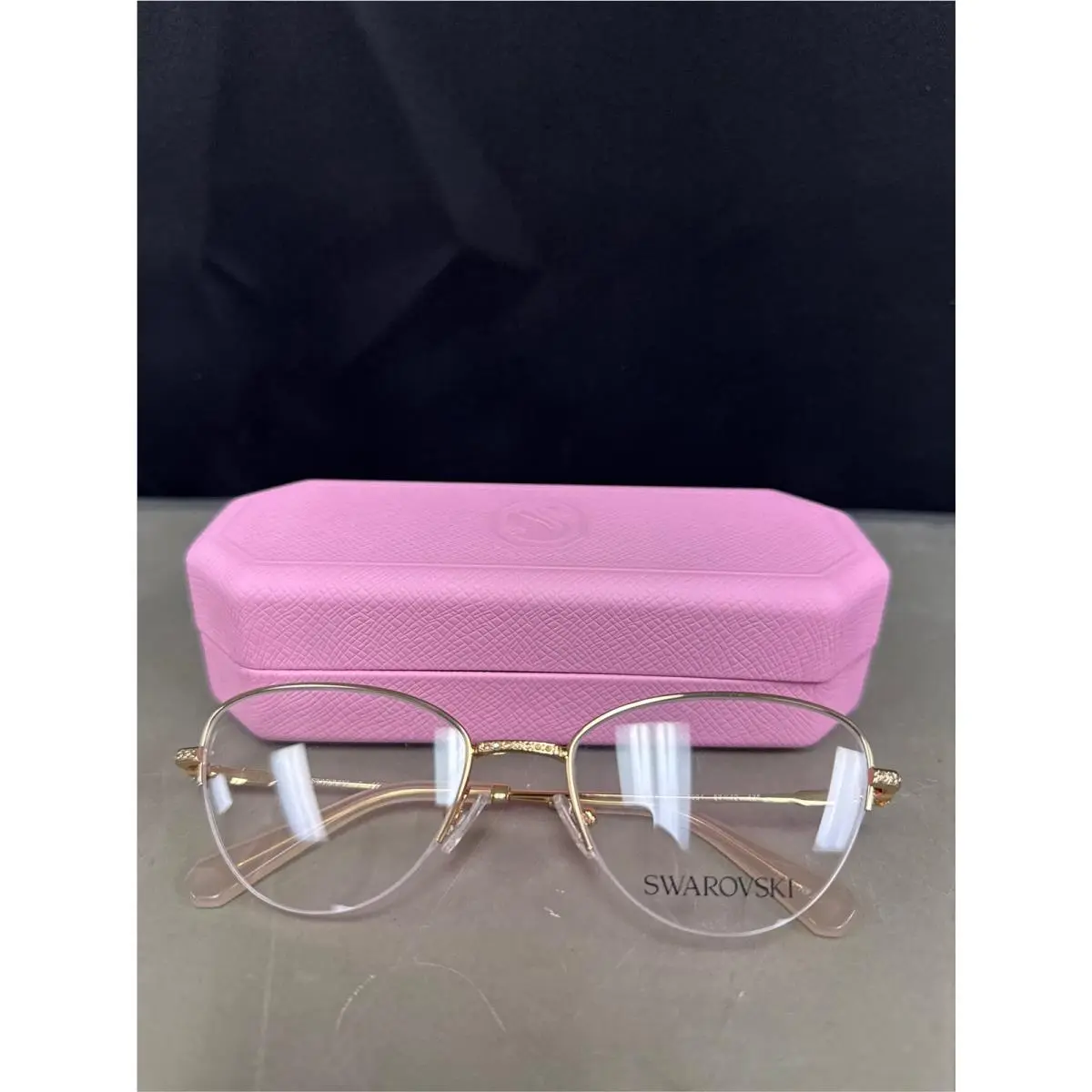 Swarovski SK1010 4004 Women’s Glasses Gold Size 53 - Free Lenses - Blue Light Bl