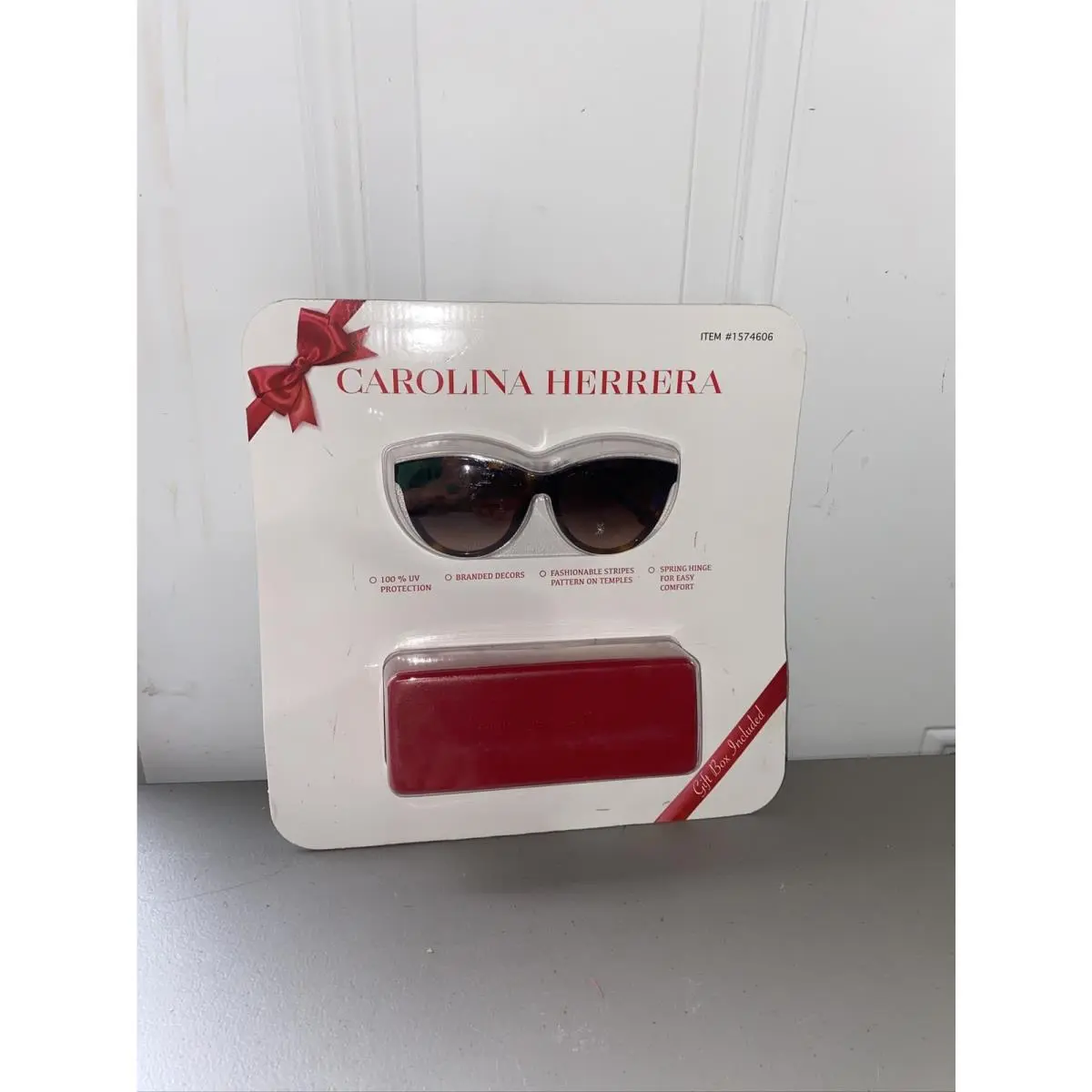 Carolina Herrera Sunglasses Brown Tortoise Frame Brown Lens Brand