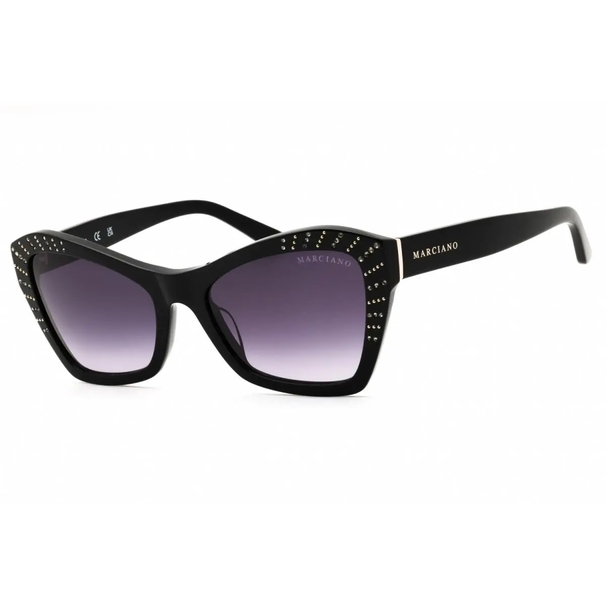 Guess by Marciano GM00020 01B Shiny Black/smoke Gradient 56-19-140