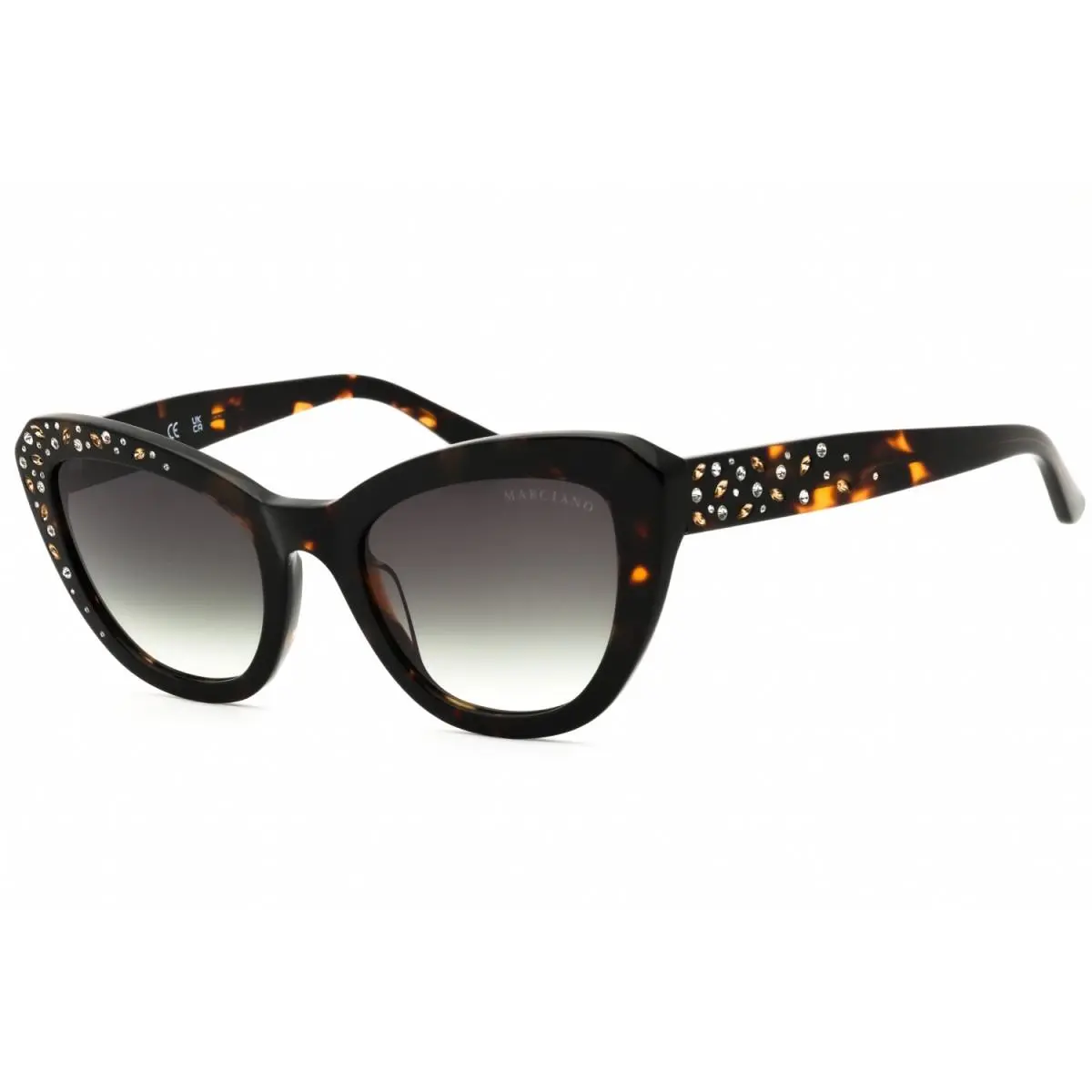 Guess by Marciano GM00016 52P Dark Havana/green Gradient 53-22-140