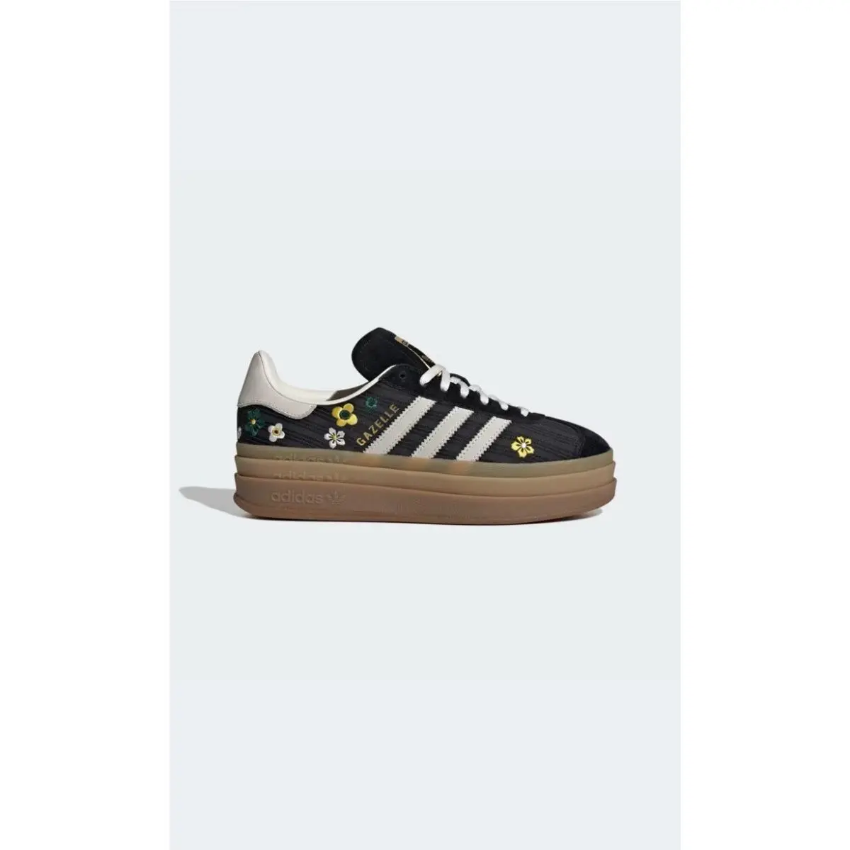 Adidas Gazelle Bold Liberty London Black Floral Gum Women’s Shoes IH1922 9W