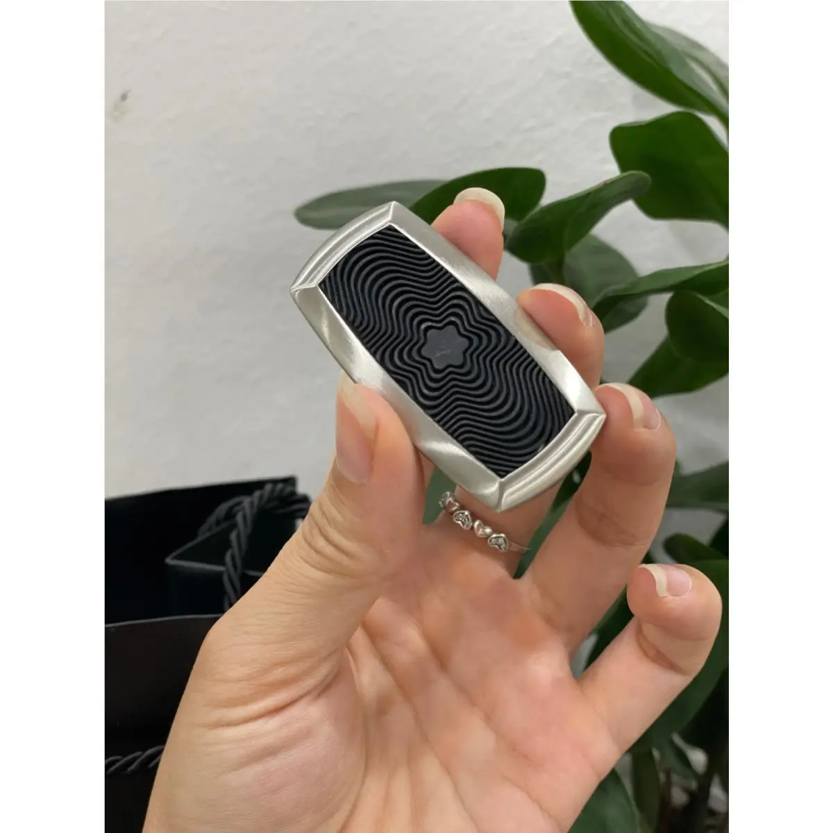 2026 Montblanc Money Clip Stainless Steel Silver Logo -special Gift For Men
