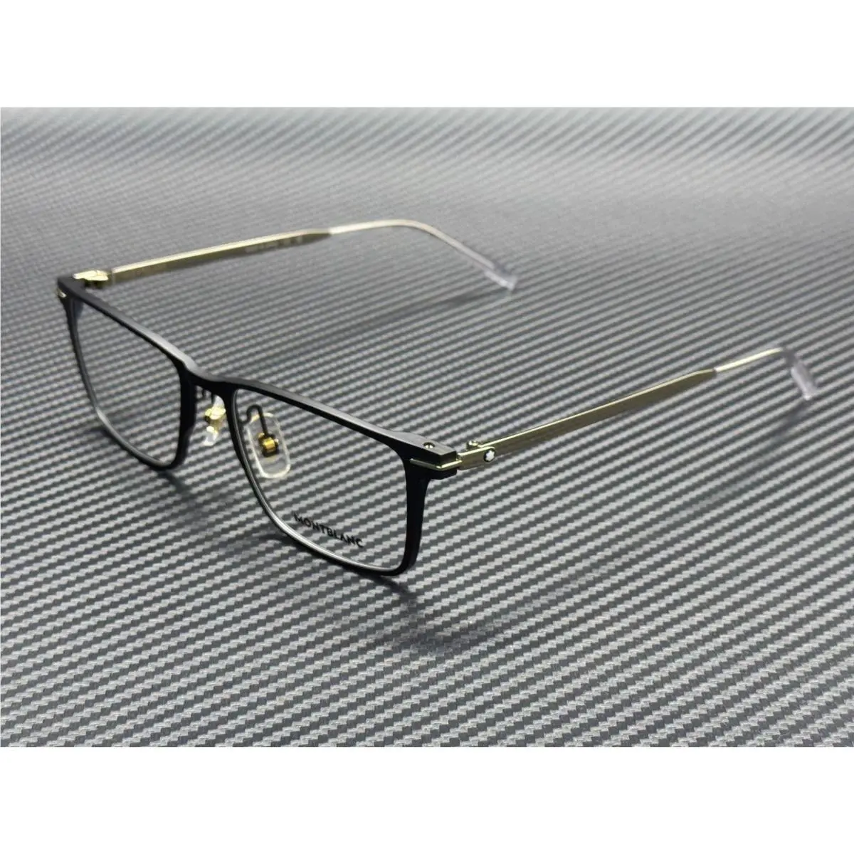 Montblanc Mont Blanc MB0396ON 007 Black Gold Men`s 54 mm Eyeglasses