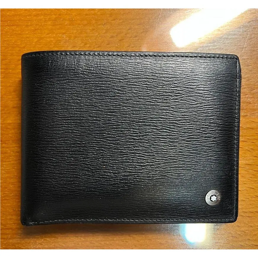 Montblanc Meisterstück Bifold Wallet Black Leather Mens Luxury Gift
