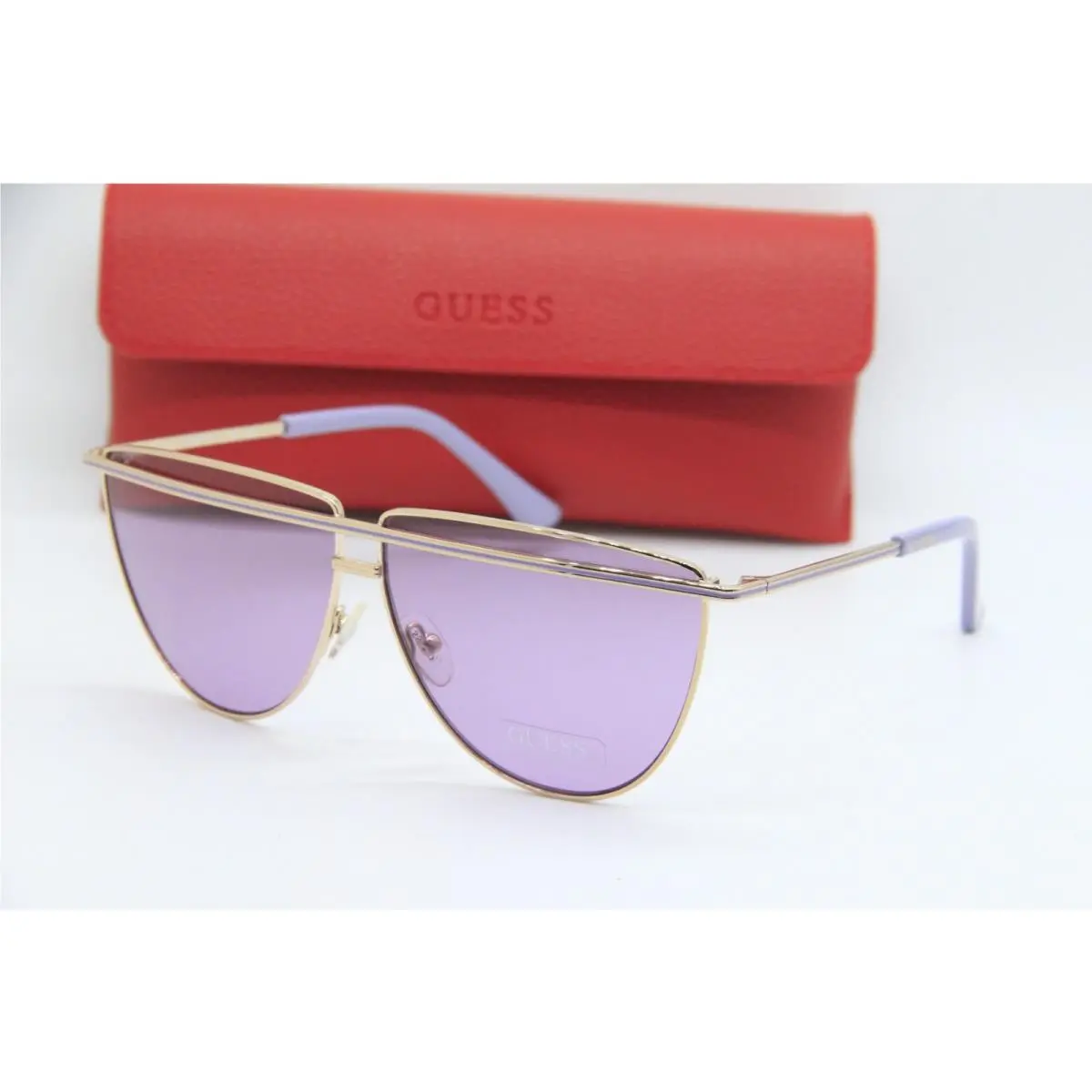 Guess GU 7852 32Y Gold Purple Sunglasses W Case 63-9