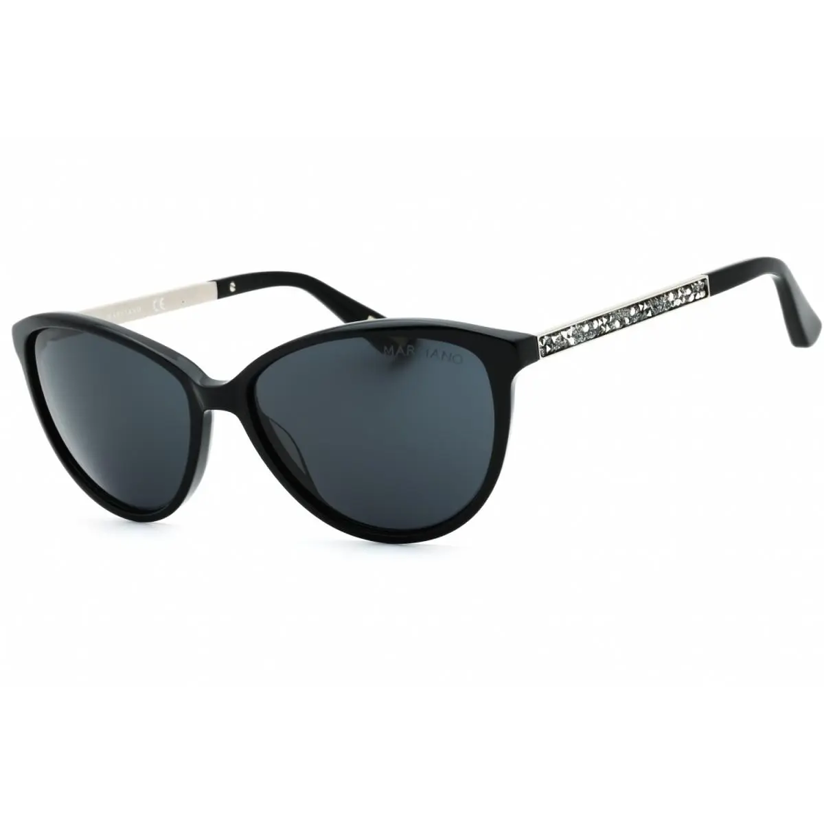 by Marciano GM0755 01A Shiny Black 57-15-135 Sunglasses by Guess