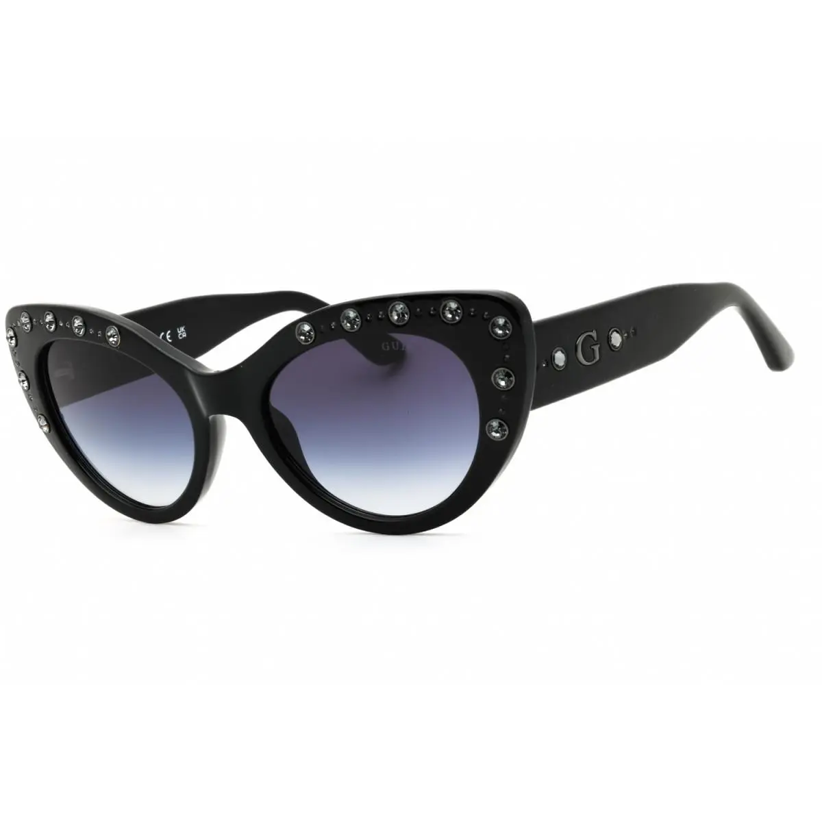 Guess GU00163 01B Shiny Black/smoke Gradient 54-20-140 Sunglasses