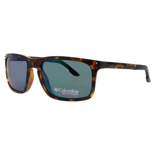 Columbia Holston RIDGE-240 Sunglasses 58mm - Frame: MATTE DARK TORTOISE, Lens: GREEN MIRROR