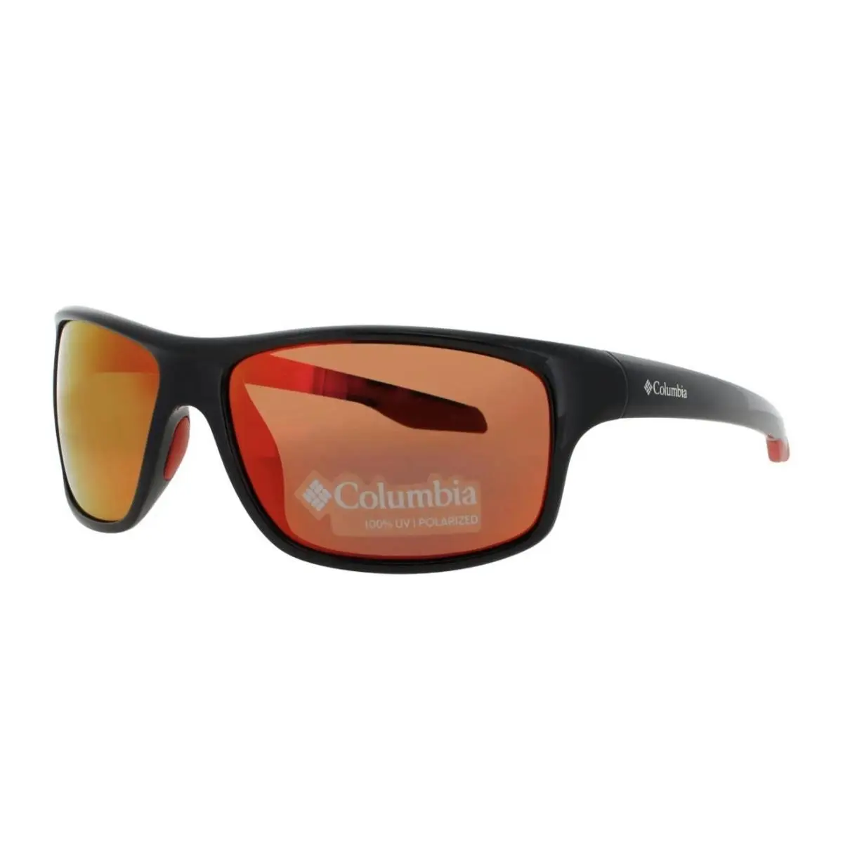 Columbia Burr C559SP-009 Polarized Sunglasses Black W/orange Lens