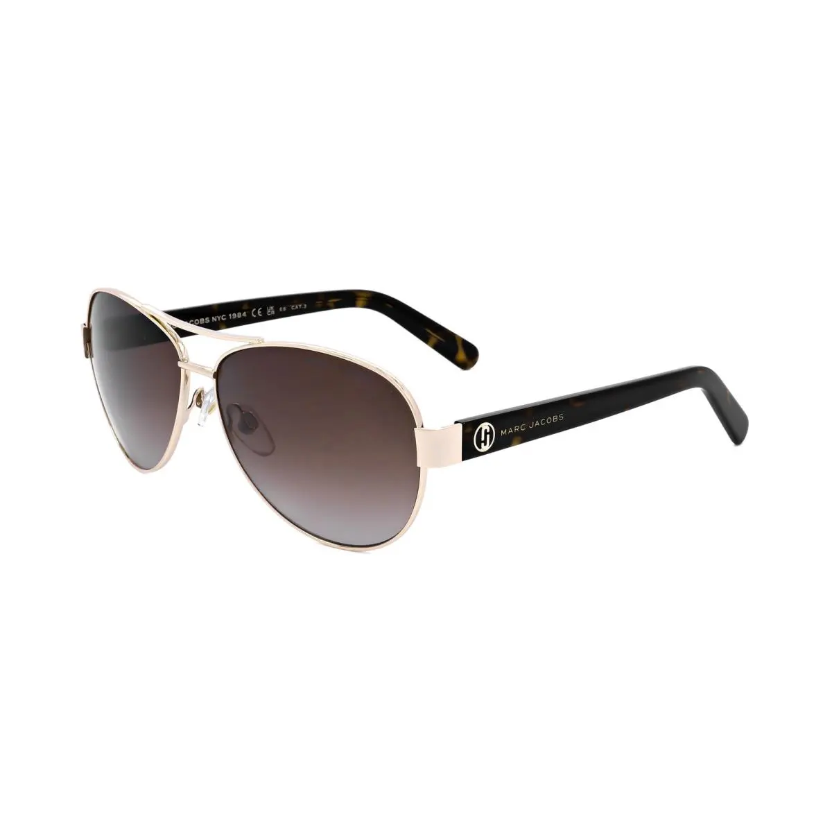 Marc Jacobs Women`s 60mm Gold Havana Sunglasses MARC699S-006J-HA by Marc By Marc Jacobs