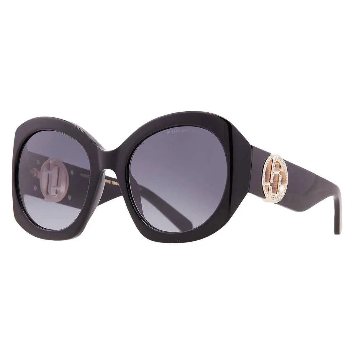 Marc Jacobs Gradient Dark Grey Butterfly Ladies Sunglasses Marc 722/S 2M2 56