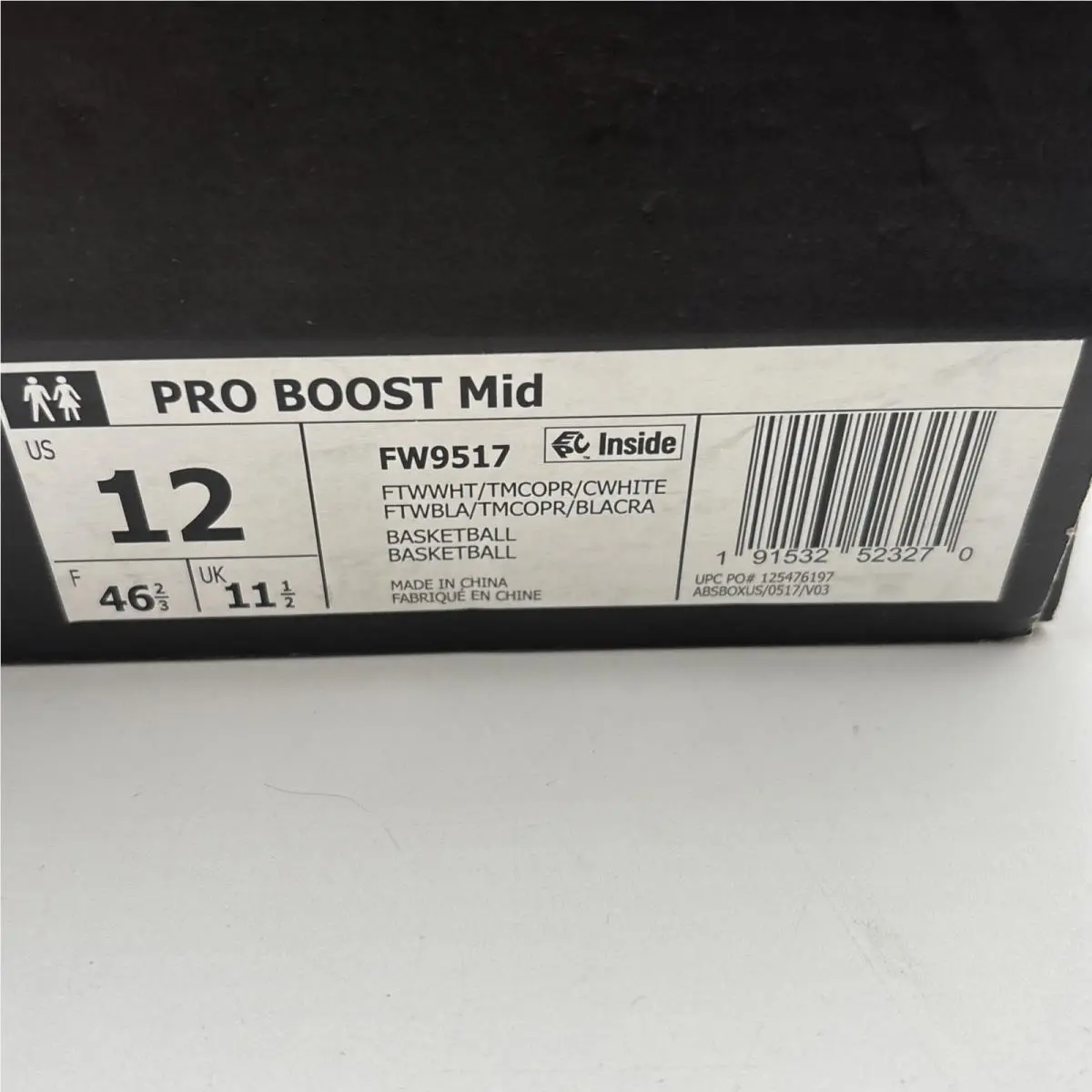 Adidas shoes - adidas Pro Boost - Pro Boost - FW9517 - White (UPC: 0191532523270) 8