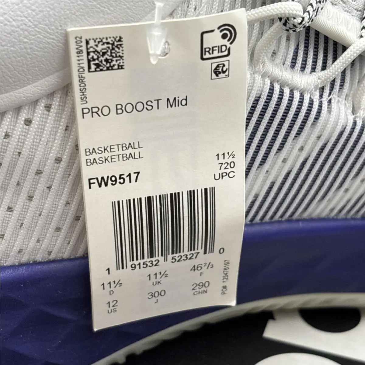Adidas shoes - adidas Pro Boost - Pro Boost - FW9517 - White (UPC: 0191532523270) 6