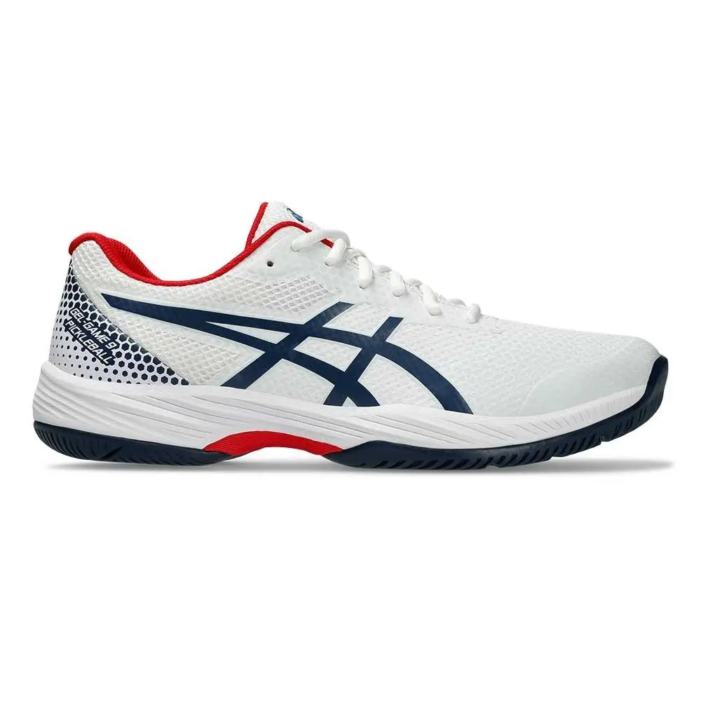 Asics Men`s Gel-game 9 Pickleball Shoes White/night Sky 1041A416-100