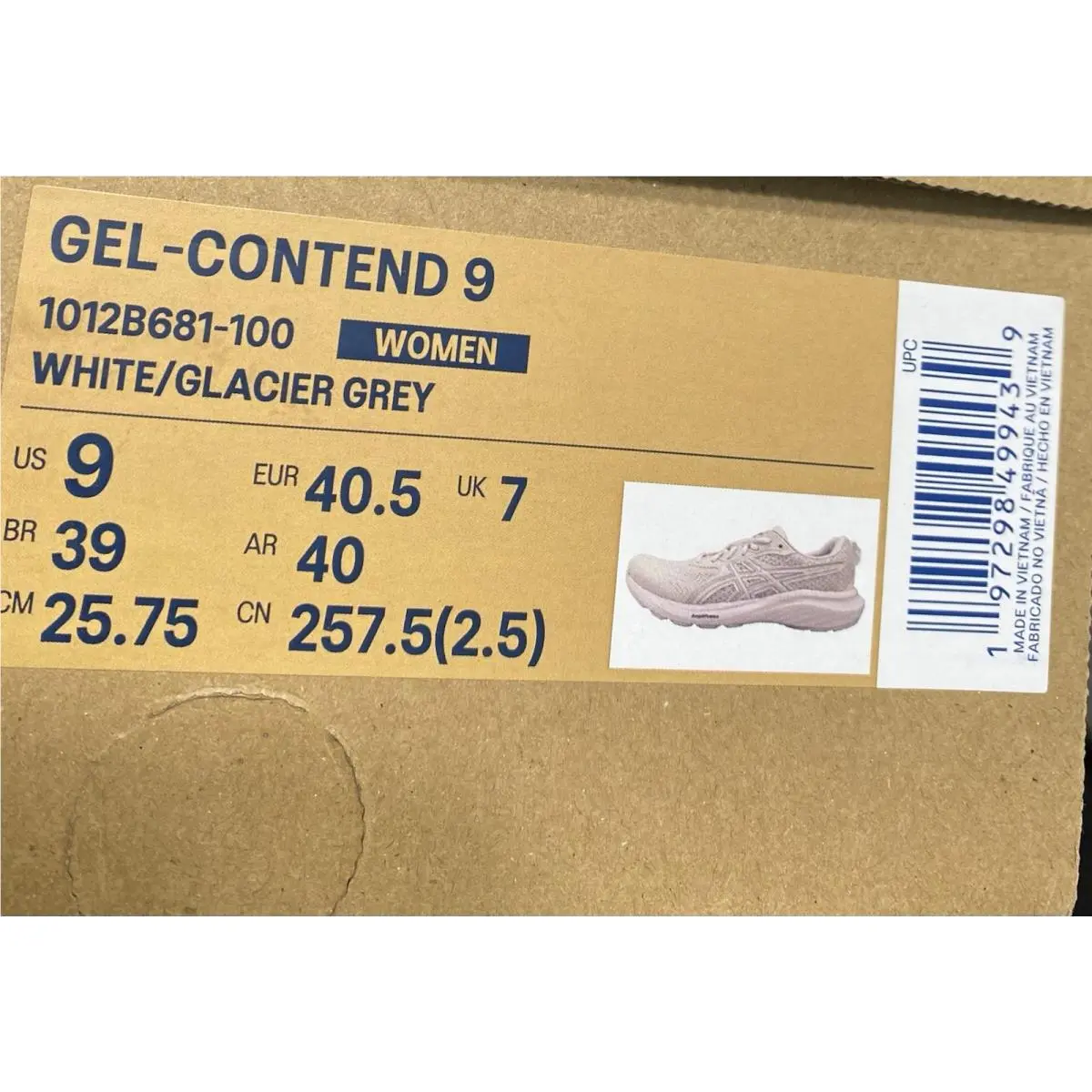 Asics shoes - ASICS Gel Contend - Gel Contend - 1012B681-100 - Gray 4