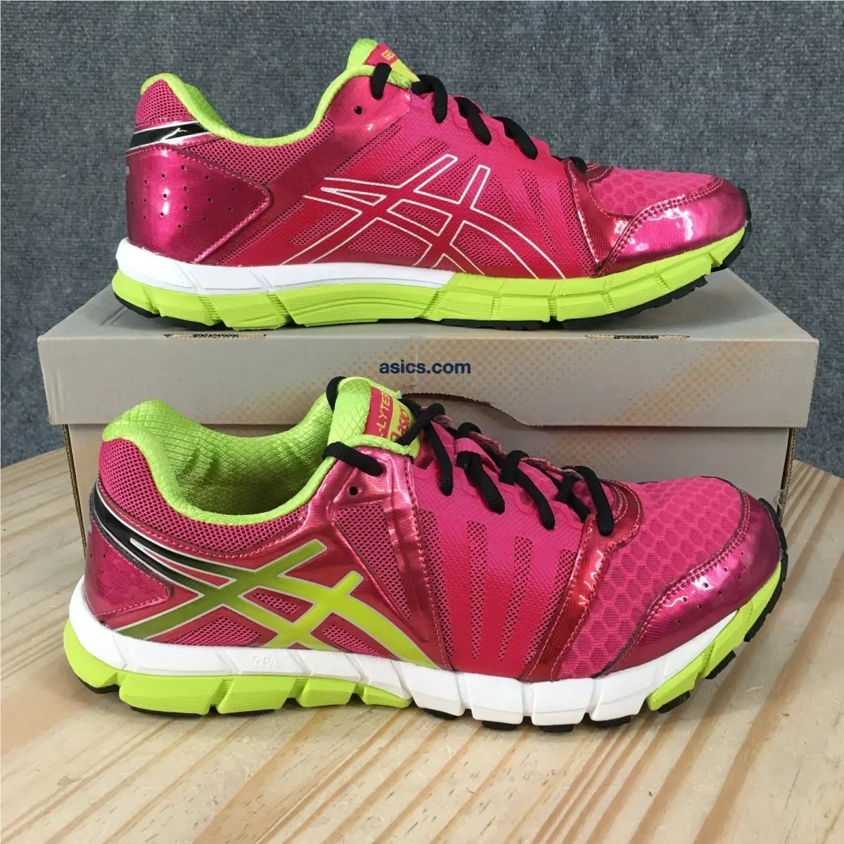Asics Gel Lyte33 Running Shoes Womens 7 Sneakers Lace Up Mesh Pink T367N