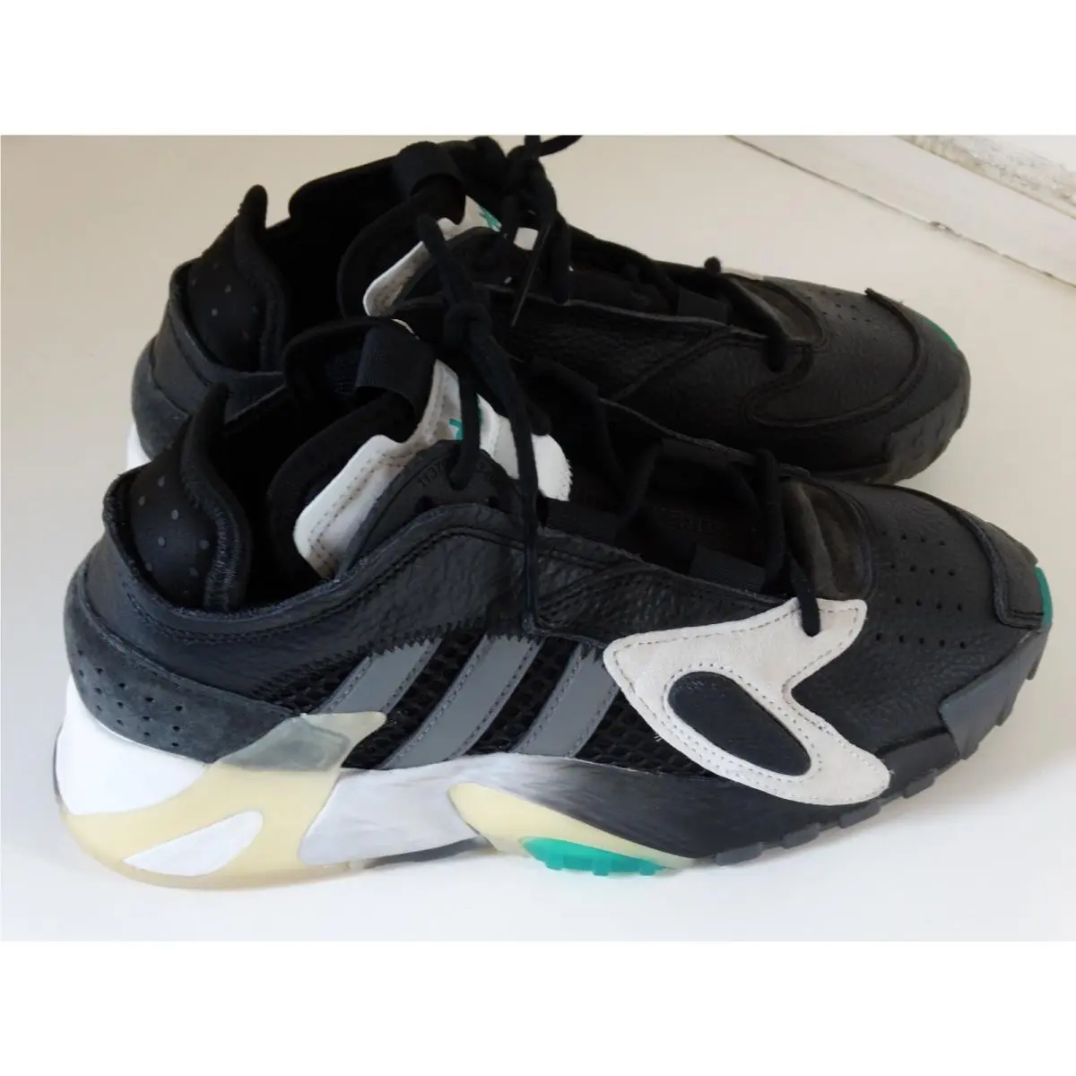 Adidas shoes - adidas Streetball - Streetball - black white aqua 1