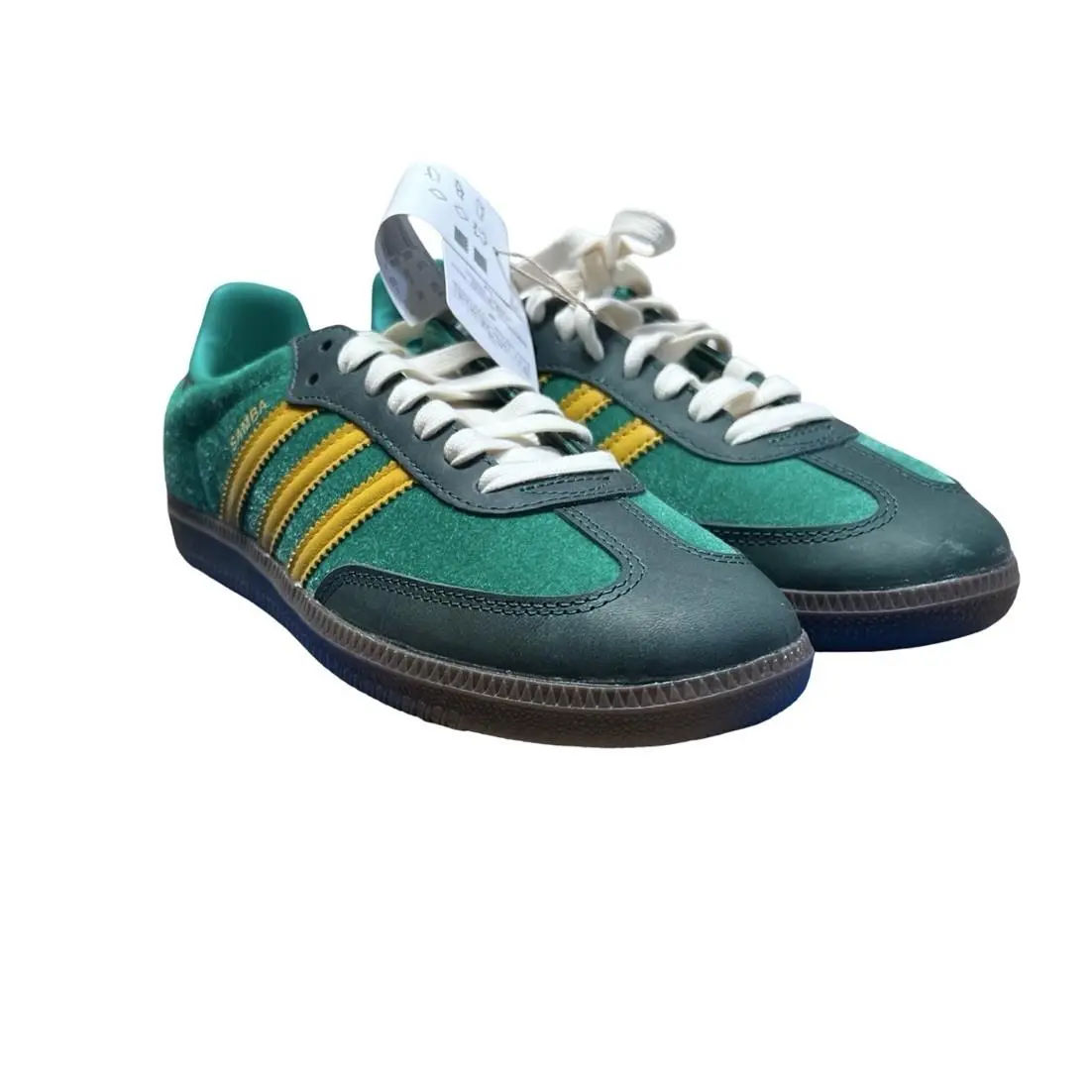 Adidas Samba OG Women`s Size 7 Athletic Shoes Green Casual Footwear Sneakers