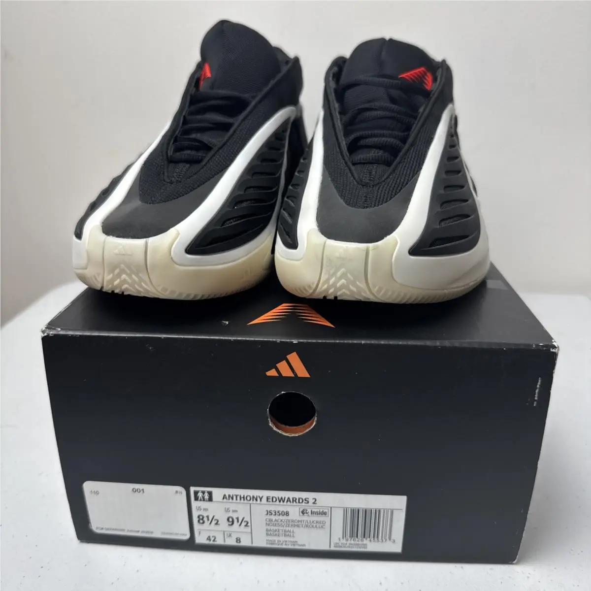 Adidas shoes - Anthony Edwards 2 - Anthony Edwards - JS3508 - Black (UPC: 0197626455373) 5