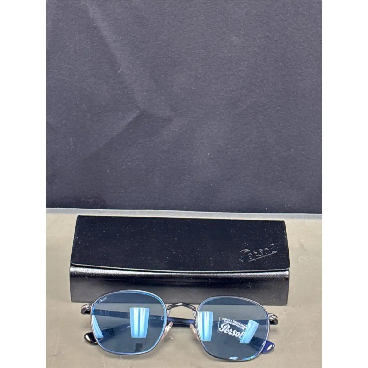 Persol PO2476S Sunglasses 1078/56 Black/light Blue Lens 52mm