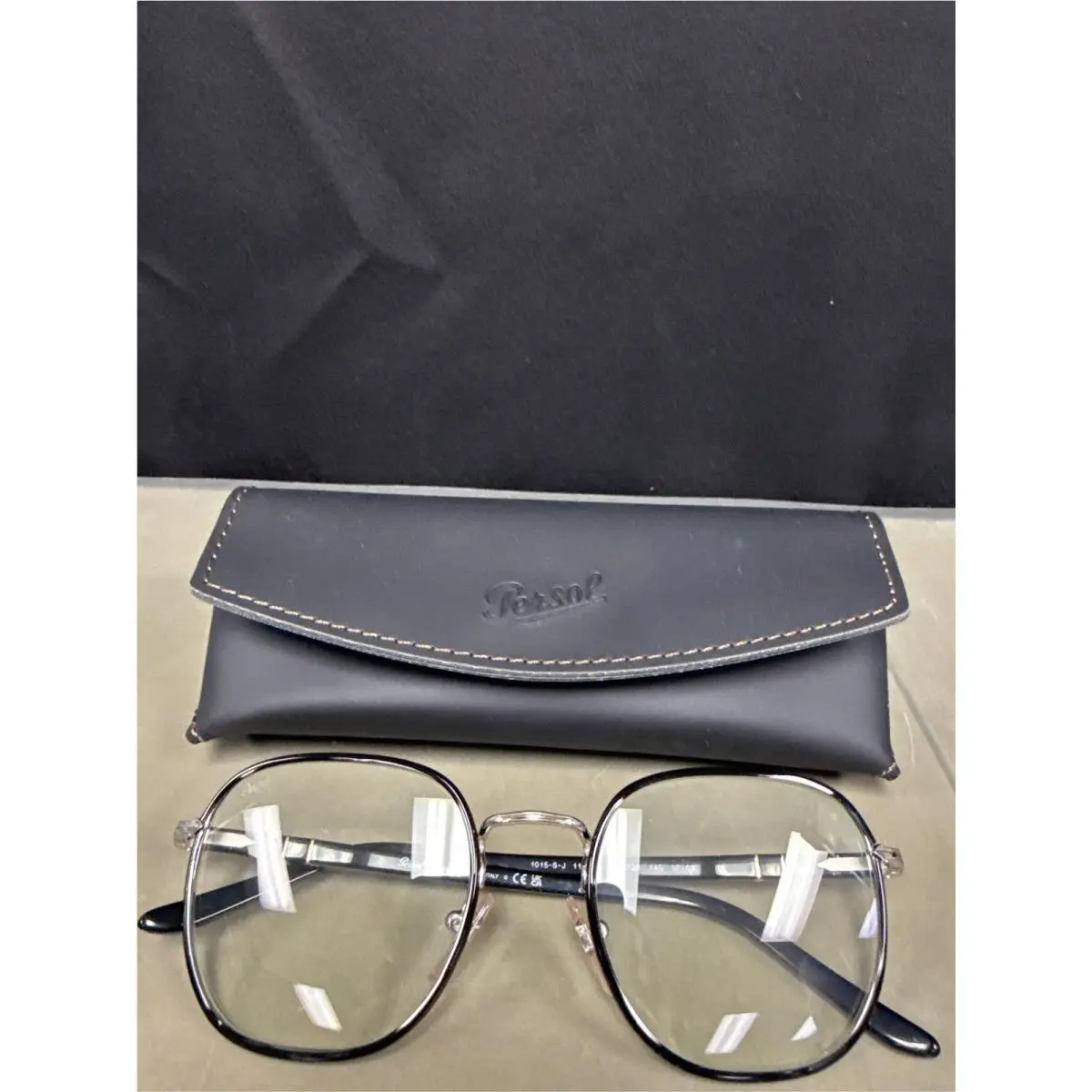 Persol PO1015SJ Asian Fit 1125GJ Men`s Glasses Black Size 52 - Free Lenses - Hsa