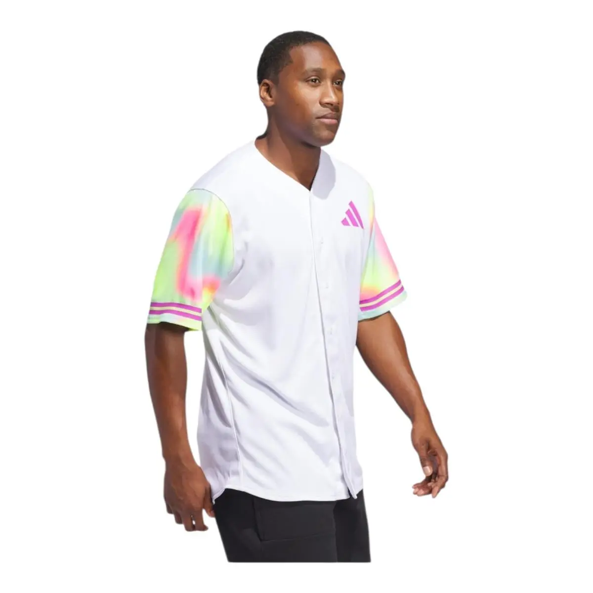 Adidas clothing - JJ1677 - 10264 - White / Tie-Dye (UPC: 197609102645) 3