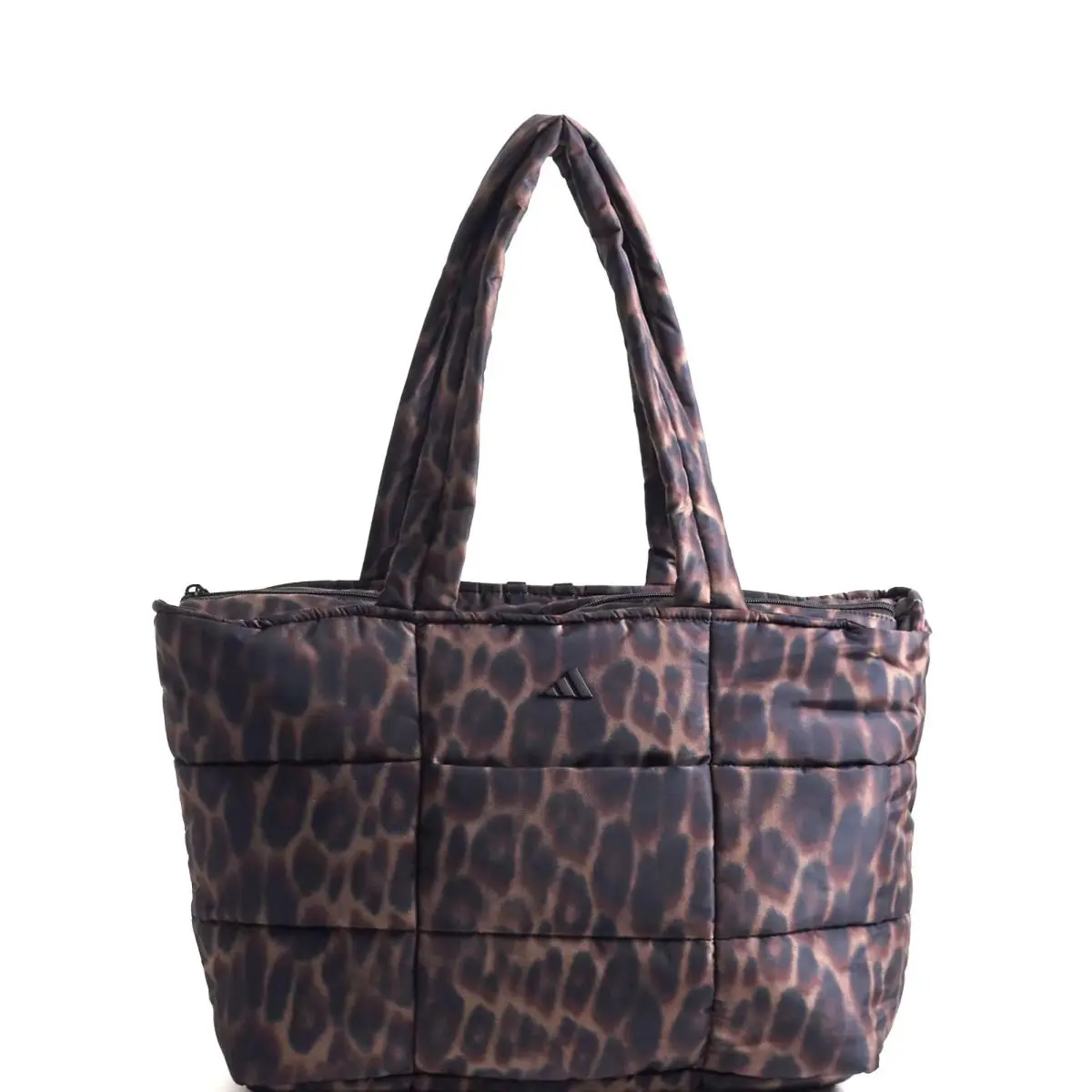 Womens Adidas Originals Leopard Print Puffer Tote Bag
