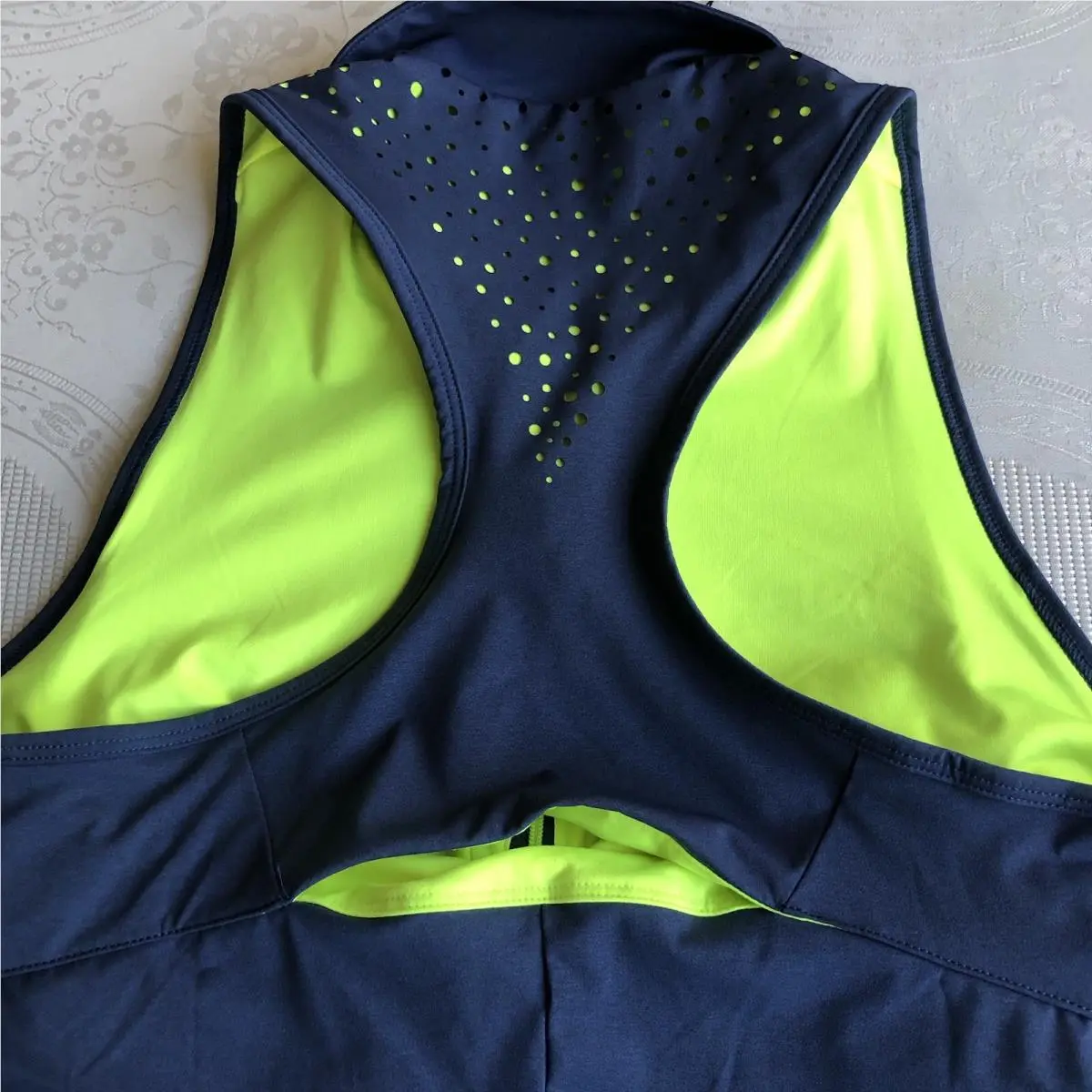 Adidas clothing - Blue/Neon Yellow 10